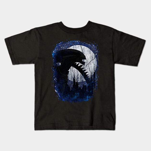 Invaders From The Deep Space Kids T-Shirt by Original_Wicked